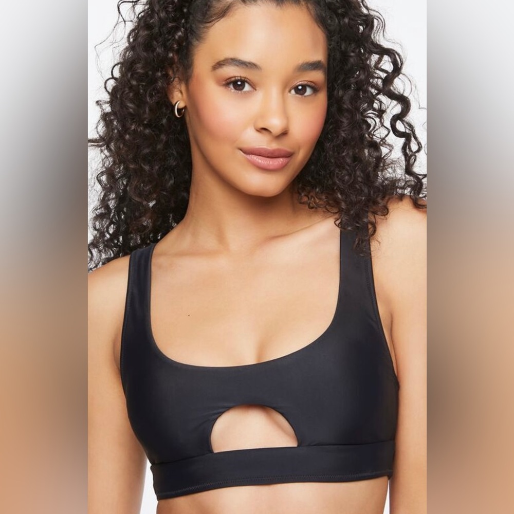 COPY - Black Cutout Bikini Top